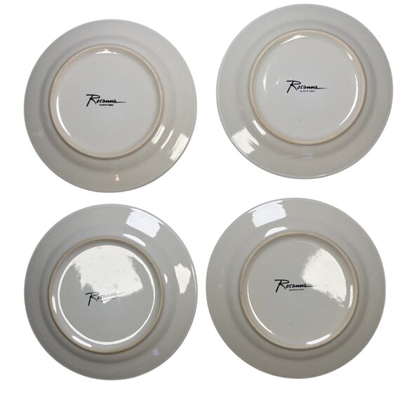 Rosanna Cheers Darling Here’s To Us Dessert Salad Plate Set of 4 Cin Cin - Picture 6 of 6